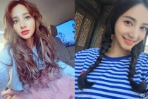 Hot girl Trung Quốc cằm nhọn bất ngờ hóa gái quê