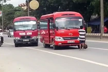 Xin đểu trên đường cao tốc TP HCM - Trung Lương