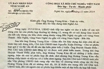 GĐ Sở Xây dựng Nghệ An bị kỷ luật