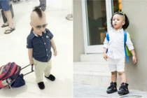 2 bé trai sành điệu ăn mặc cực ngầu gây sốt