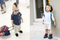 2 bé trai sành điệu ăn mặc cực ngầu gây sốt