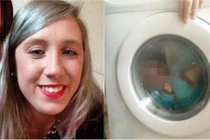 Bà mẹ nhét con vào máy giặt chụp ảnh gây phẫn nộ