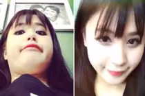 9X gây sốt với clip tự sướng biến mặt béo thành V-line