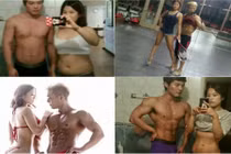 Cặp đôi mũm mĩm "lột xác" với cơ bắp hoàn hảo