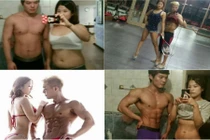 Cặp đôi mũm mĩm "lột xác" với cơ bắp hoàn hảo
