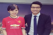 Chân dung hot girl fan MU gây sốt trên truyền hình