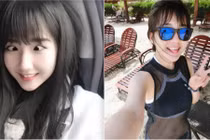 Kiểu tạo dáng nhí nhố, gây nghiện của “hot girl mắt lác“