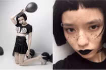 Nữ sinh Việt tại Singapore mê xỏ khuyên, ăn mặc khác người