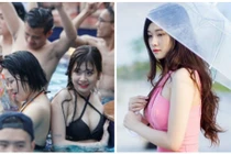 Nhan sắc hot girl bikini từng đốt nóng tiệc bơi Hà Nội 