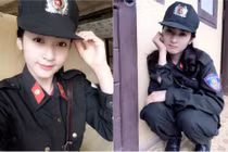Nữ sinh cảnh sát đẹp tựa búp bê sợ... mạng xã hội 