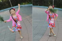 Ảnh đáng yêu của bé gái 4 tuổi làm phiên dịch viên