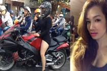 Cô gái cưỡi “quái vật” trên phố Sài Gòn được truy tìm