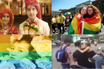Bão mạng: Cô dâu 8 tuổi; cờ lục sắc ủng hộ LGBT