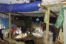 Cận cảnh túp lều nghi phạm sát hại 4 người trong một GĐ