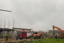 2 người chết do giàn giáo công trình bị sập ở Bắc Ninh