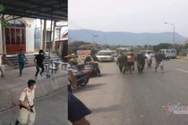 CSGT dùng súng khống chế kẻ ngáo đá chém người và xe điên loạn