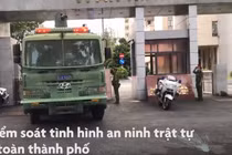 Video: Xe đặc chủng tuần tra trên đường phố TP.HCM