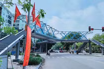 Chiêm ngưỡng cây cầu chữ Y độc nhất Hà Nội