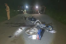 Hai xe máy va chạm, một giáo viên trường THPT tử vong