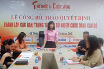 Báo Tri thức và Cuộc sống bổ nhiệm nhiều cán bộ quản lý