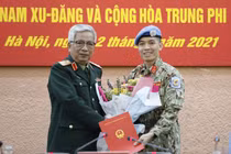 Sĩ quan tốt nghiệp chuyên ngành biệt động lên đường làm nhiệm vụ tại LHQ