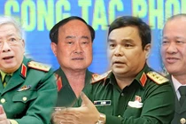 Bốn Thượng tướng quân đội thôi giữ chức Thứ trưởng Bộ Quốc phòng