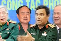 Bốn Thượng tướng quân đội thôi giữ chức Thứ trưởng Bộ Quốc phòng