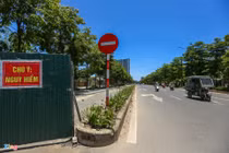 Đại lộ nghìn tỷ ngổn ngang rác thải, vật liệu xây dựng