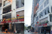 Hà Nội: Quán lẩu Nhất Trung bị lửa thiêu rụi