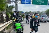 Đoàn xe phân khối lớn náo loạn cao tốc Hà Nội - Thái Nguyên nhận kết "đắng"