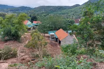 Núi lở làm sập nhà dân ở huyện miền núi Nghệ An