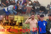 Tin nóng ngày 25/1: Trường gà cá cược bằng bia và thuốc lá