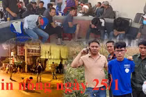 Tin nóng ngày 25/1: Trường gà cá cược bằng bia và thuốc lá