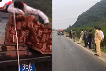 Hòa Bình: Xe máy va chạm với ô tô biển xanh, người đàn ông tử vong 