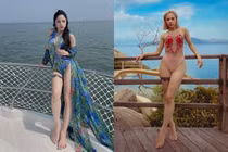 Bạn gái Huỳnh Anh lên ảnh như 1m70, thực tế "3 mét bẻ đôi"