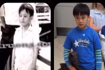 Lộ ảnh Lam Trường ngày bé giống hệt con trai