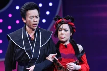 Việt Hương gây choáng khi hóa thân thành siêu mẫu Thanh Hằng