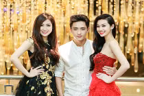 Khánh My, Dương Tú Anh khoe dáng bên Á vương toàn cầu