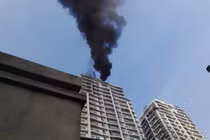 Cháy lớn ở chung cư Golden Westlake, Hà Nội