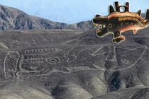 Kỳ bí “con cá voi sát thủ” khổng lồ trên sườn đồi ở Peru