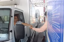 Ảnh: Không khí buổi sáng BOT Cai Lậy mở cửa trở lại