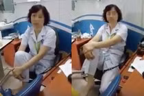 BV Mắt TW kỷ luật nhẹ nữ bác sĩ gác chân lên ghế