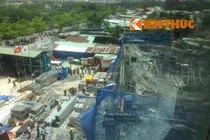 Sập giàn giáo kinh hoàng ở TP HCM, nhiều người bị vùi lấp*