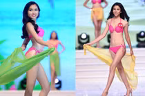 Thí sinh Hoa hậu Hoàn vũ VN khoe dáng nuột với bikini