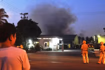 Cháy dữ dội trong Khu chế xuất Tân Thuận, TP HCM