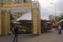 Hài hước chính quyền chặn đường giao thông để…bán hàng