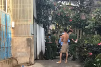 Công an phong toả hiện trường.