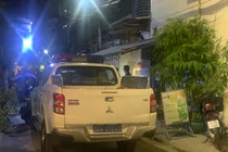 Công an phong toả hiện trường.