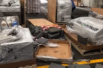 Lô hàng bị phát hiện được thu giữ.