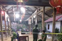 Công an phong toả hiện trường.